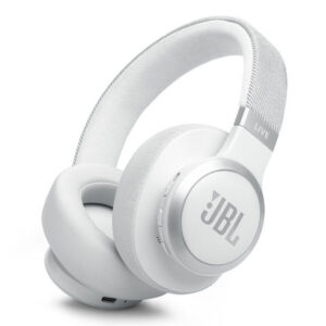 JBL Live 770NC Wireless Over-Ear Adaptive Noise Cancelling Headphones (White)