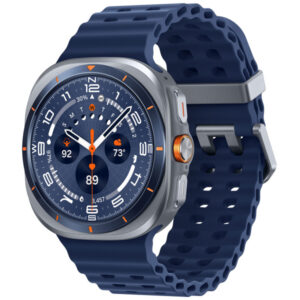 Samsung Galaxy Watch Ultra Smartwatch 47mm LTE Titanium Blue Case with M/L Blue Marine Band - SM-L705UZB1XAA & SS4268