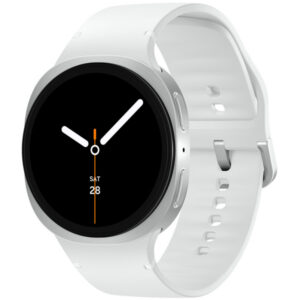 Samsung Galaxy Watch8 Smartwatch 44mm Bluetooth Silver Case with White Band - SM-L330NZSAXAA & SS4267