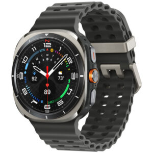 Samsung Galaxy Watch Ultra Smartwatch 47mm LTE Titanium Silver Case with M/L Dark Gray Marine Band - SM-L705UZS1XAA & SS4270