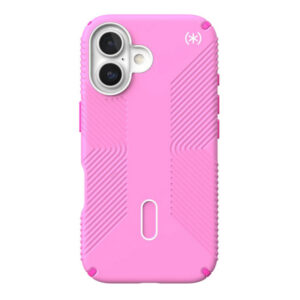 Speck Presidio2 Grip Apple iPhone 16 Case in Shocking Pink - 150689-3249