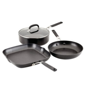 KitchenAid | Hard-Anodized Nonstick 4-Piece Cookware Set