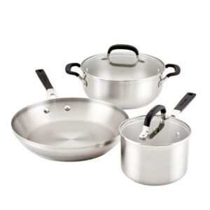 KitchenAid | Stainless Steel 5-Piece Cookware Set
