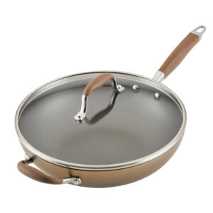 Anolon | 12-Inch Hard Anodized Nonstick Ultimate Pan with Lid