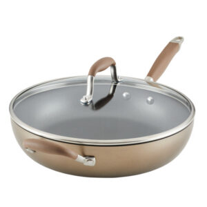 Anolon | Hard Anodized Nonstick Deep Frying Pan