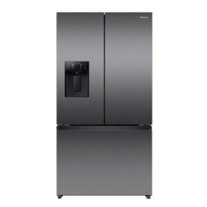 Hisense 634L French Door Fridge Freezer with Ice & Water Dispenser – Dark Steel (PureFlat)