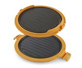 Morphy Richards MICO Round Grill, Quick & Easy Microwave Cooking, Compact Design, Advanced Heatwave Technology, Non-Stick, Healthy Eating, Fajitas, B