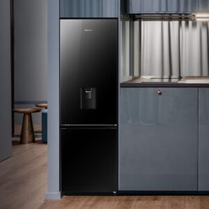 Hisense 347l Bottom Fridge Freezer With Water Dispenser - H450BMIB-WD